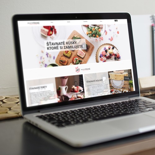 Creating the Mon vincej personal website based on brand identity