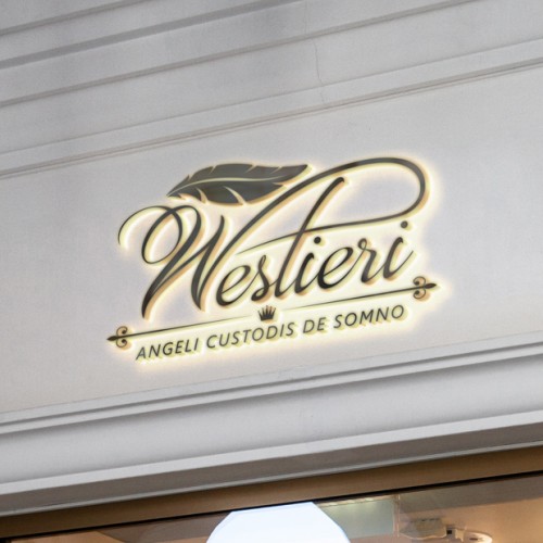 Logo for Westieri Beds, dedicated to manual mattress production in the UK